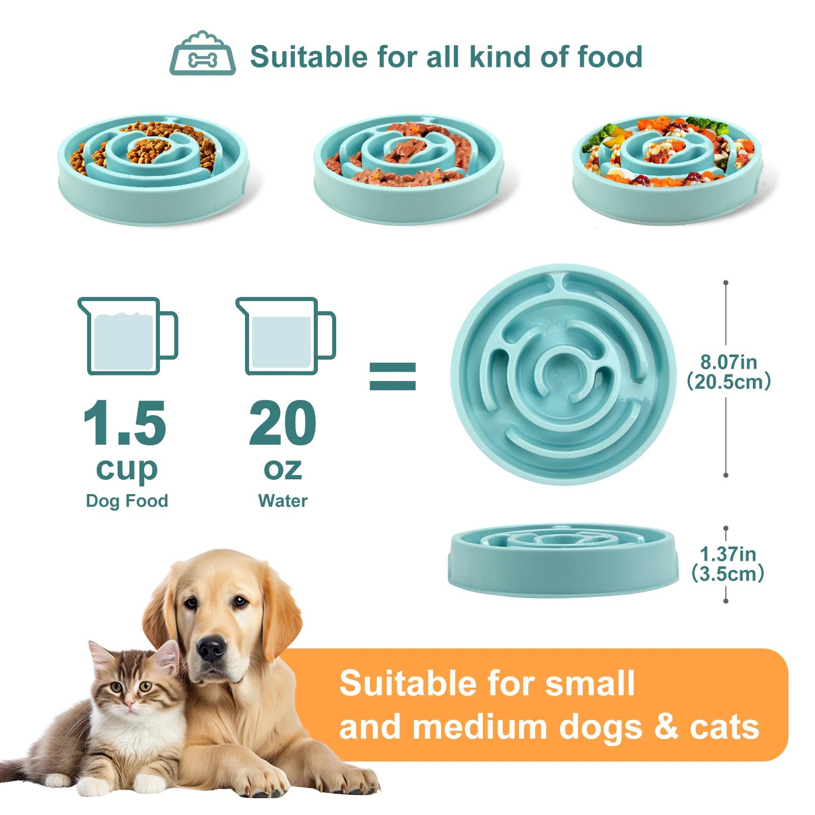 Pet Dog Slow Feeder Bowl Fun N - đánh giá và giá Royal Canin Food Medium